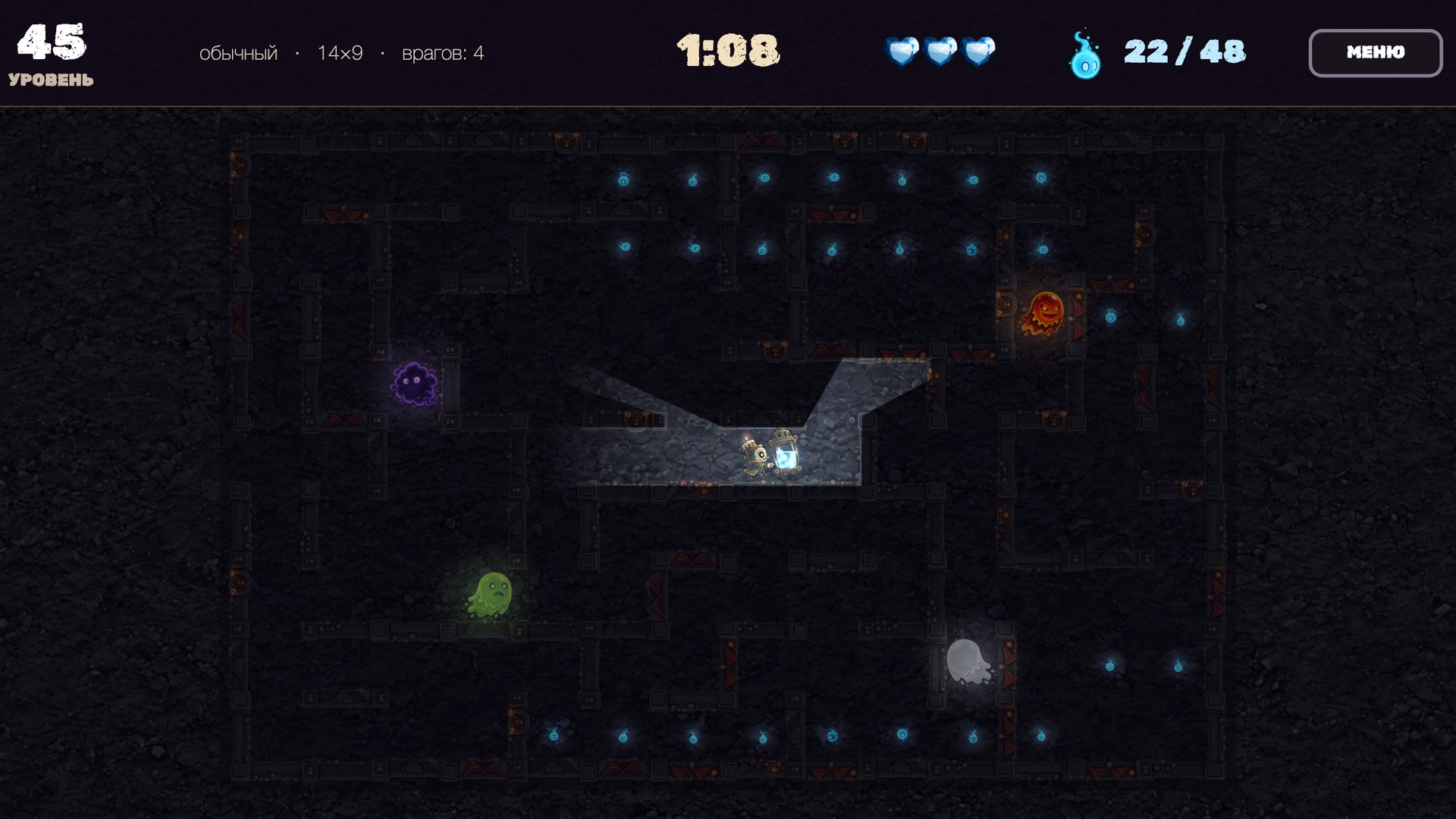 Собери души в лабиринте — screenshot 3