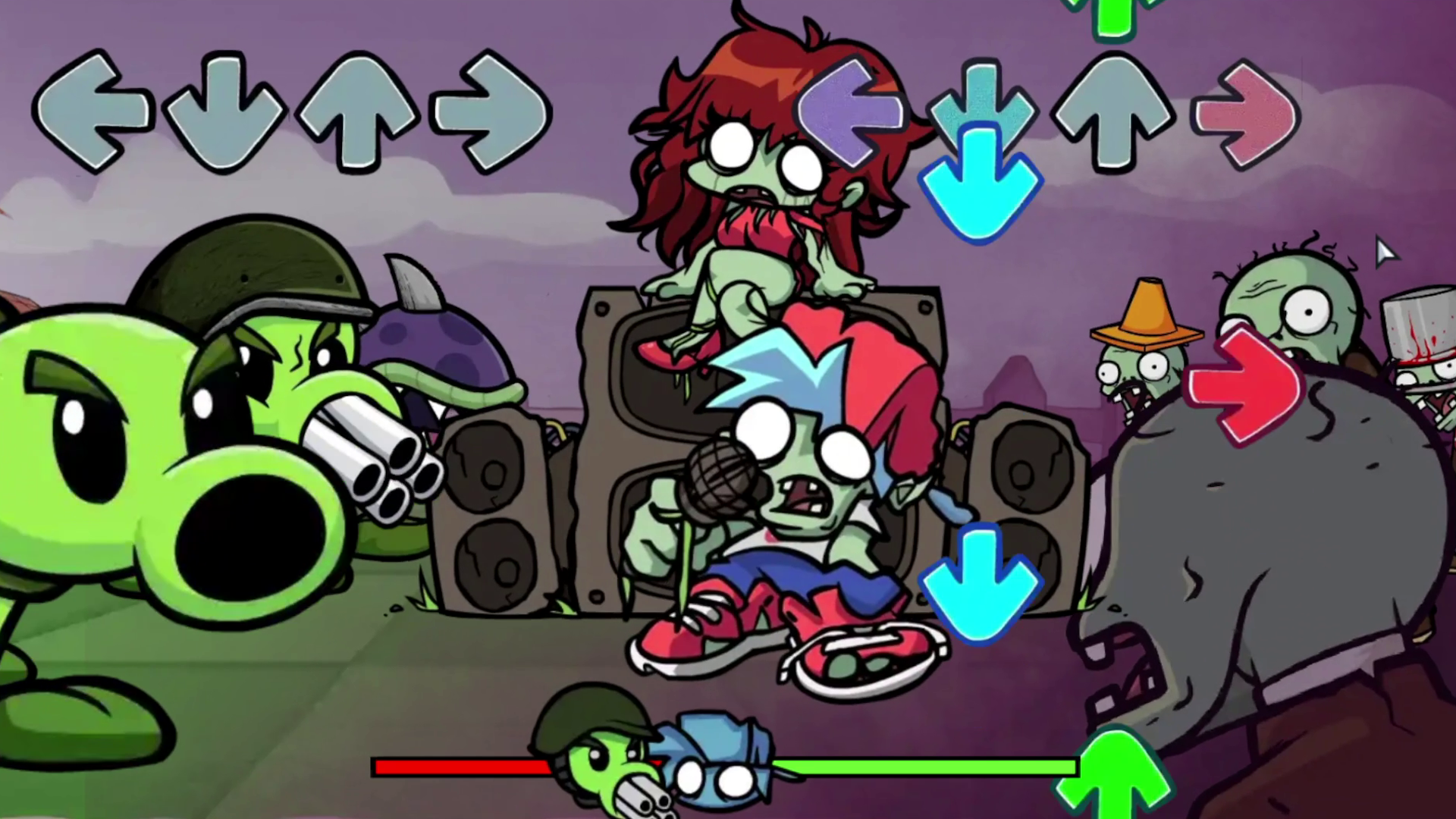 Friday Night Funkin' Plants vs. Rappers screenshot