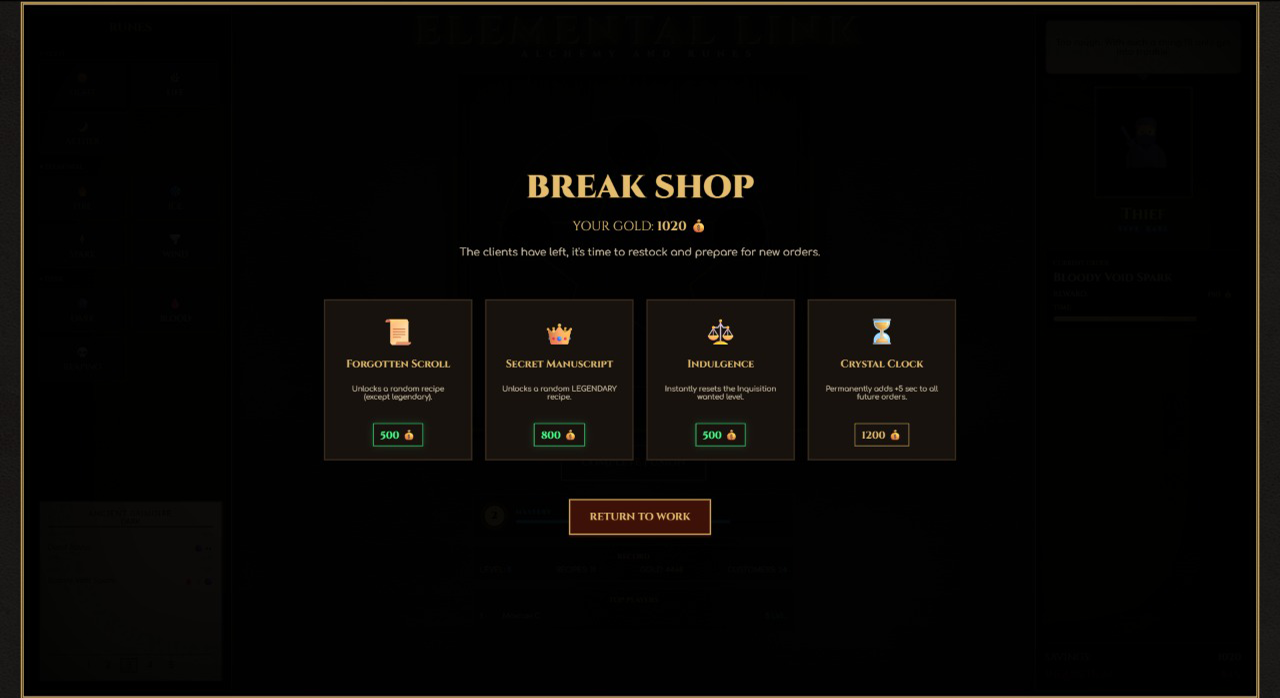 Elemental Connection: Alchemy and Runes — screenshot 3