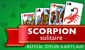 Scorpion Solitaire - Büyük Oyun Kartları