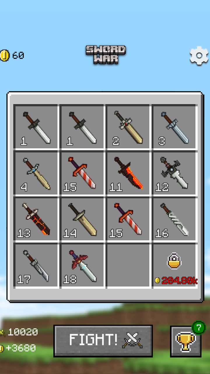 Minecraft: sword war screenshot 6