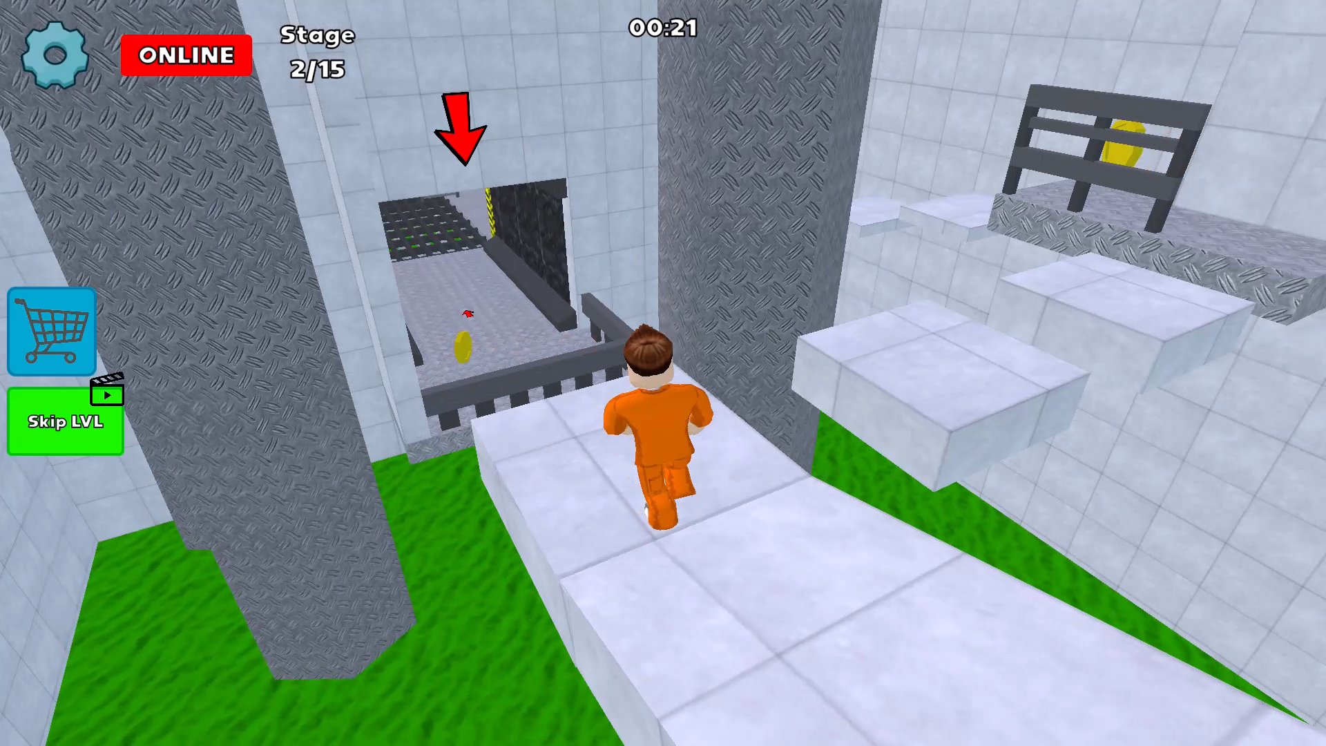 Obby: Alien Barri Online screenshot