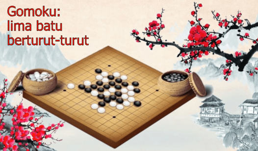 Gomoku: lima batu berturut-turut  loading=