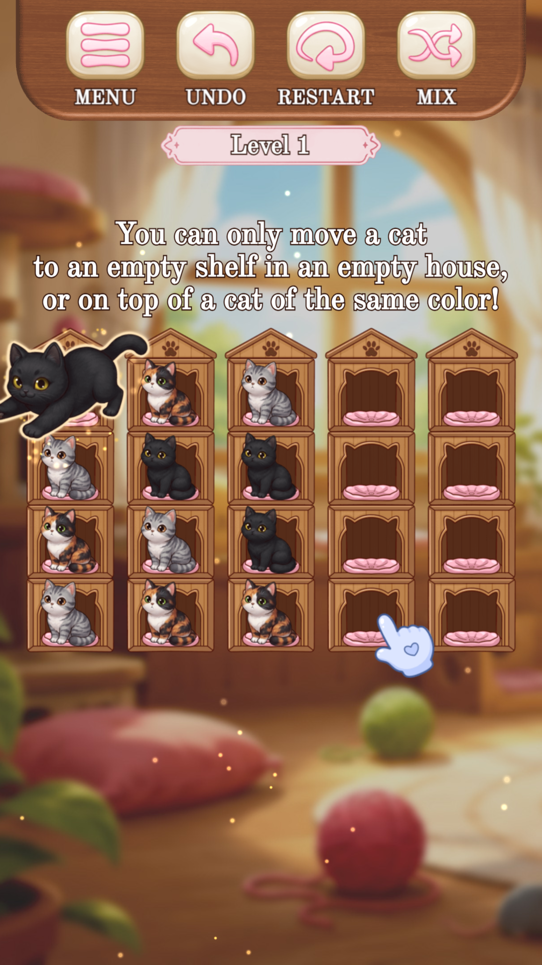 Cat Hotel - Sort the Cats! screenshot 4