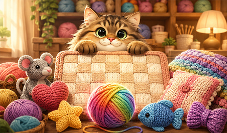 Cats & Yarn