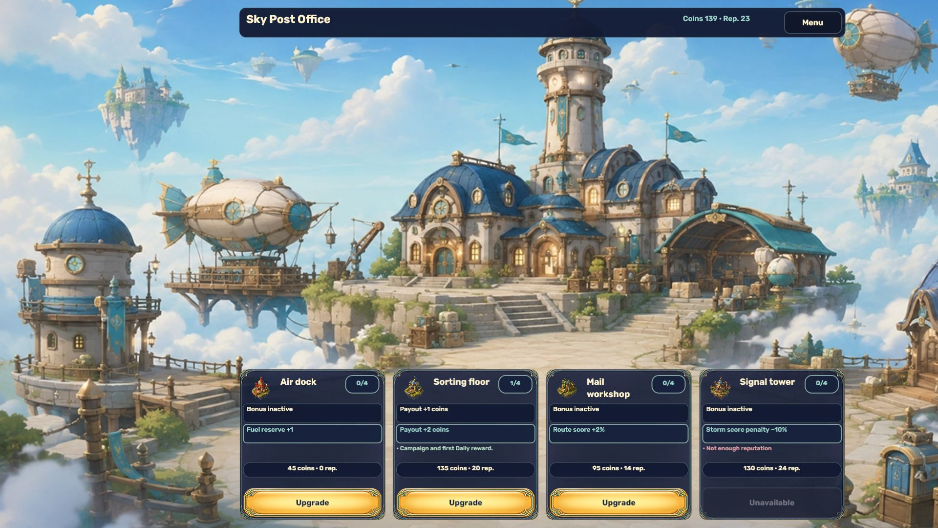 Sky Mail: Wind Routes — screenshot 3