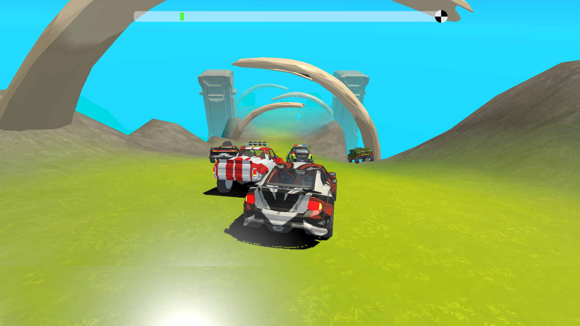 Epic Racing - Descent on Cars — screenshot 1