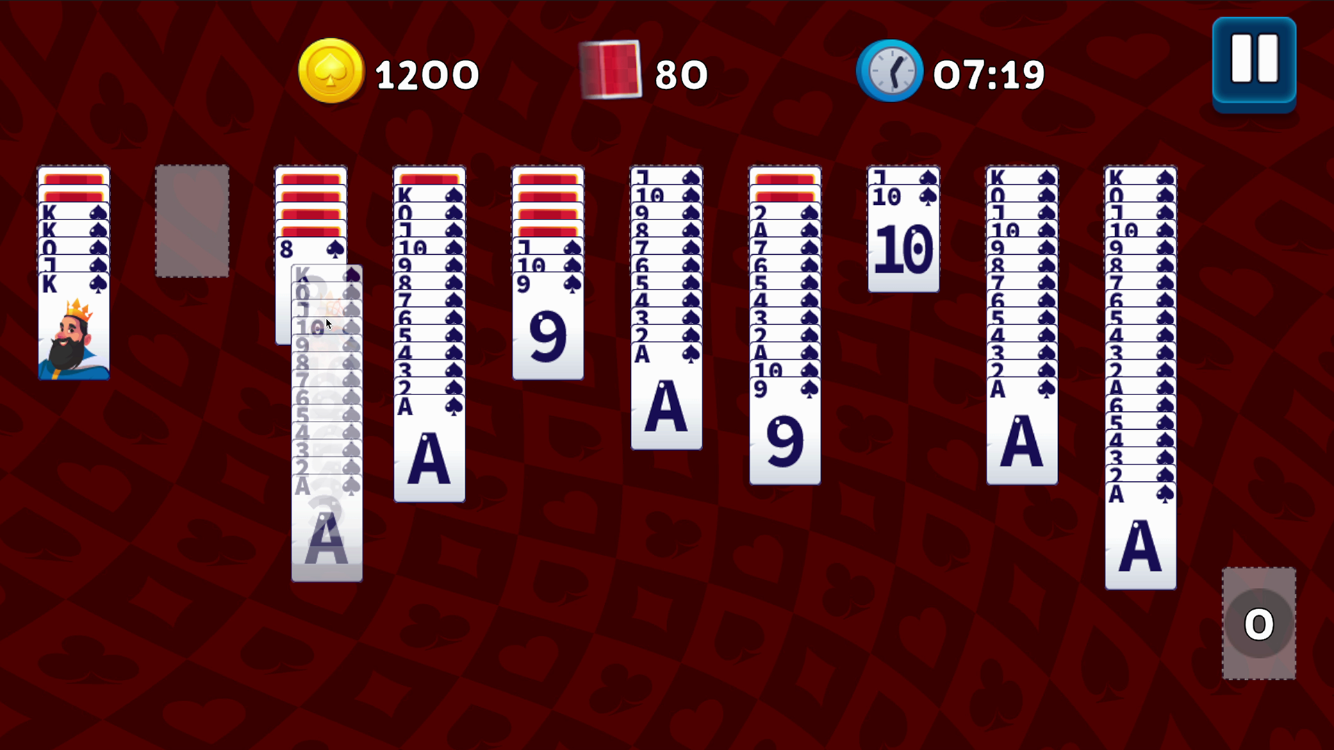 Классический Пасьянс: Паук — screenshot 5