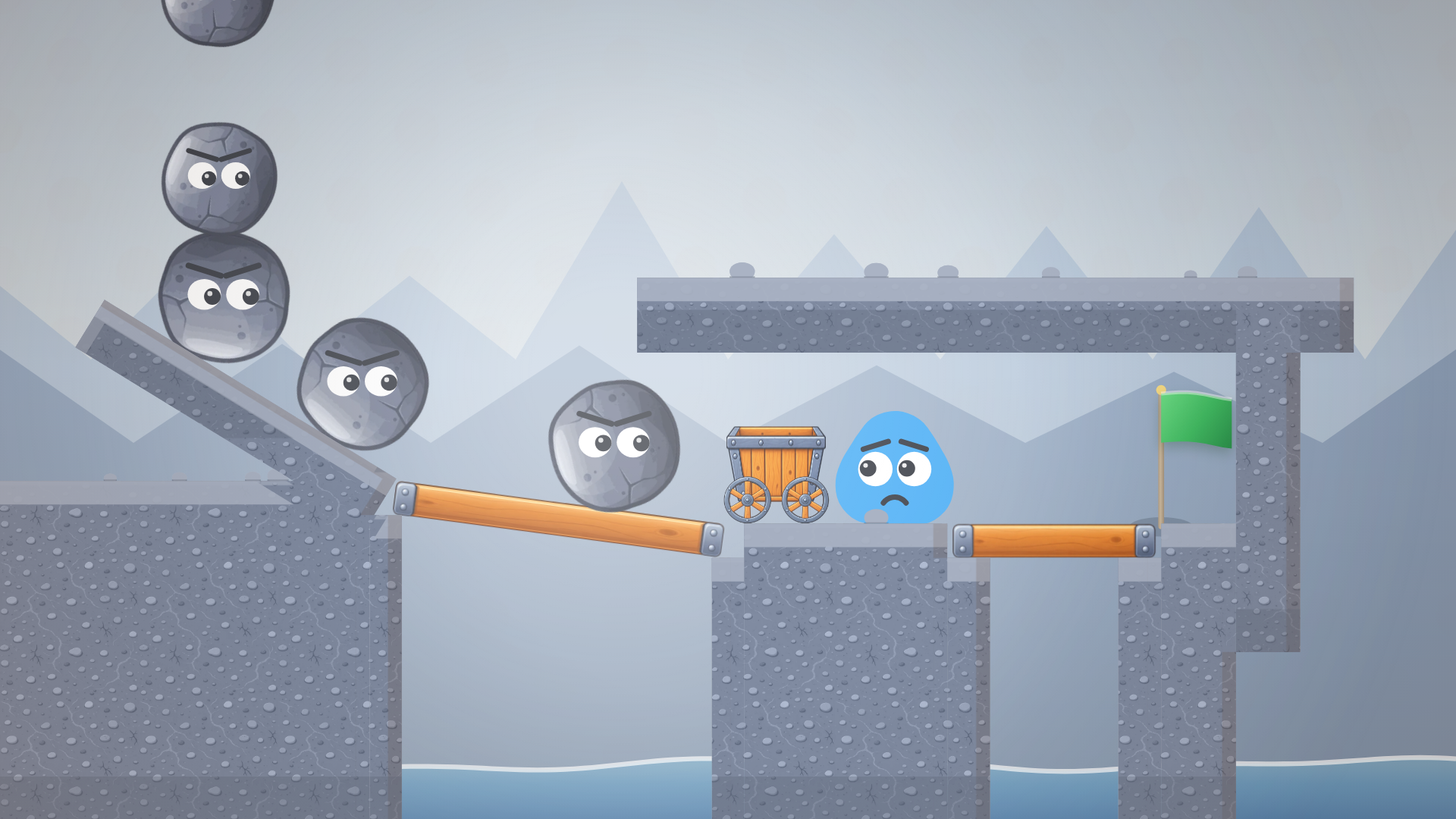 Blue Ball: Rescue Plan screenshot