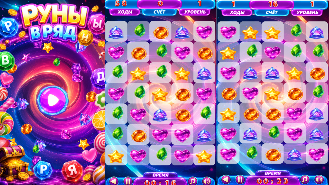 Руны в ряд — screenshot 1