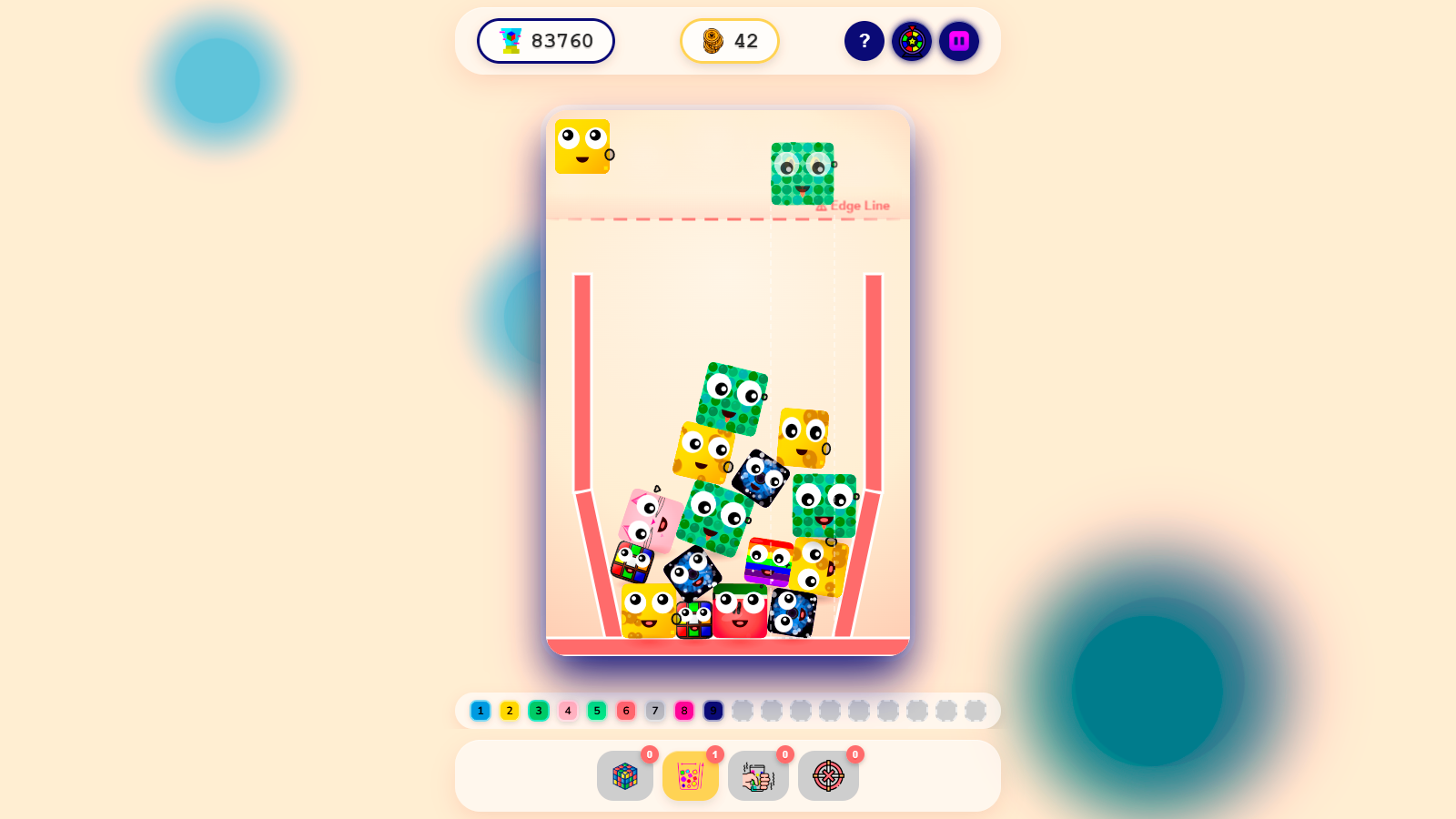 Jelly Evolution: Merge the Cubes — screenshot 2