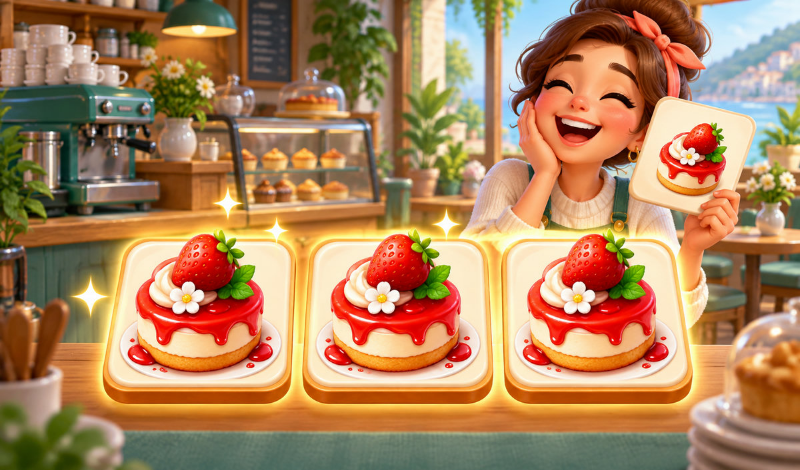 Tasty Tiles: Triple Match - Café game cover