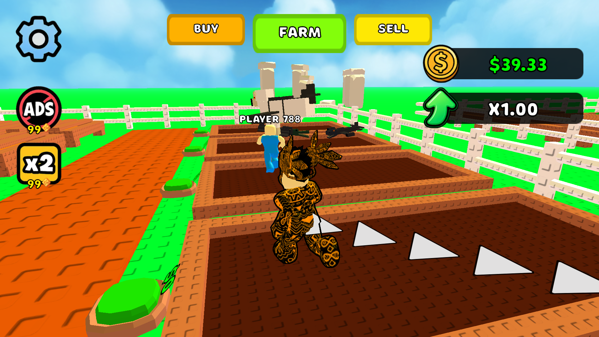 Obby: Brainrot Farm! Evolution 3D +1 Tycoon RNG — screenshot 2