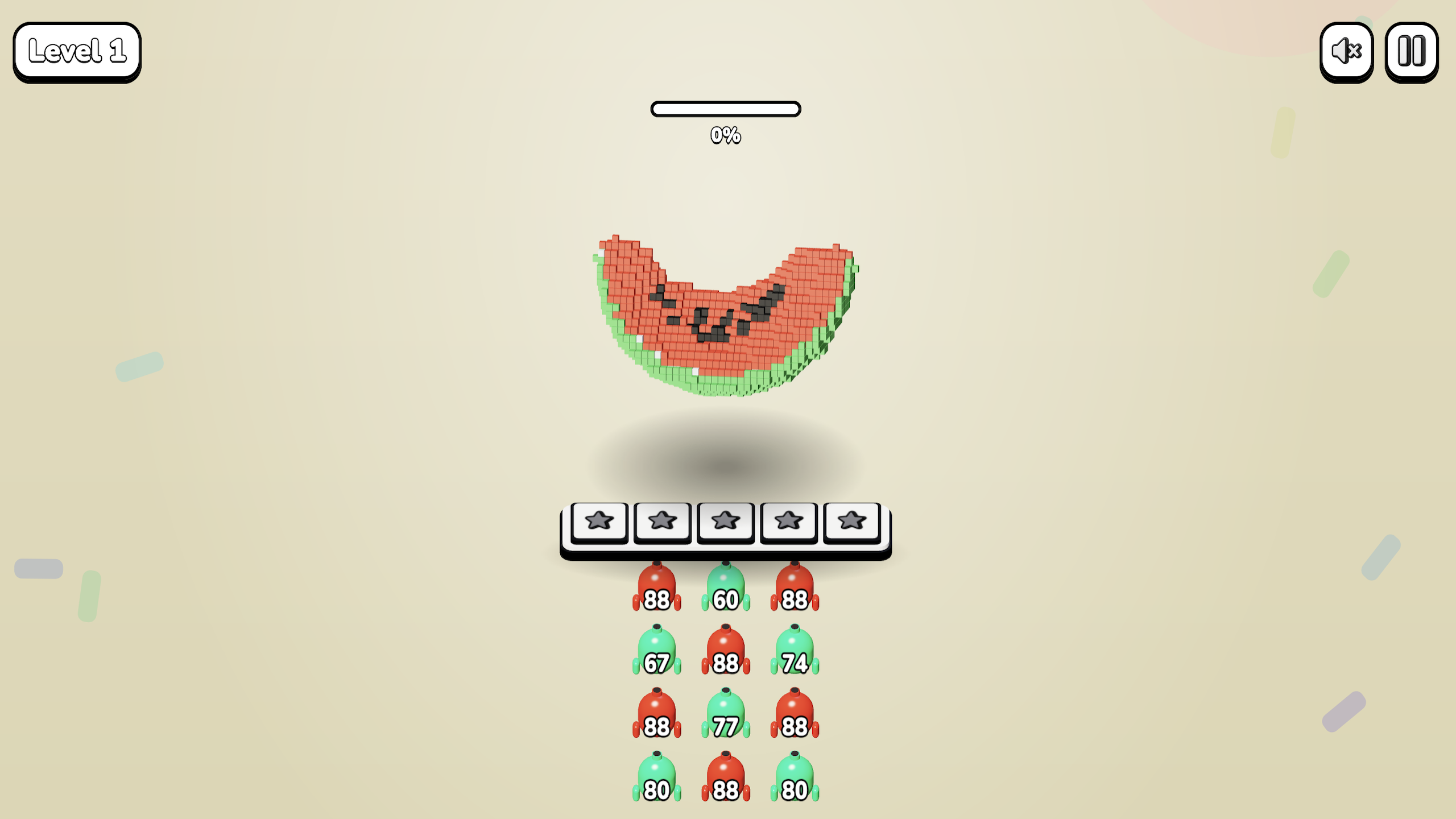 Color Cannons 3D screenshot 1