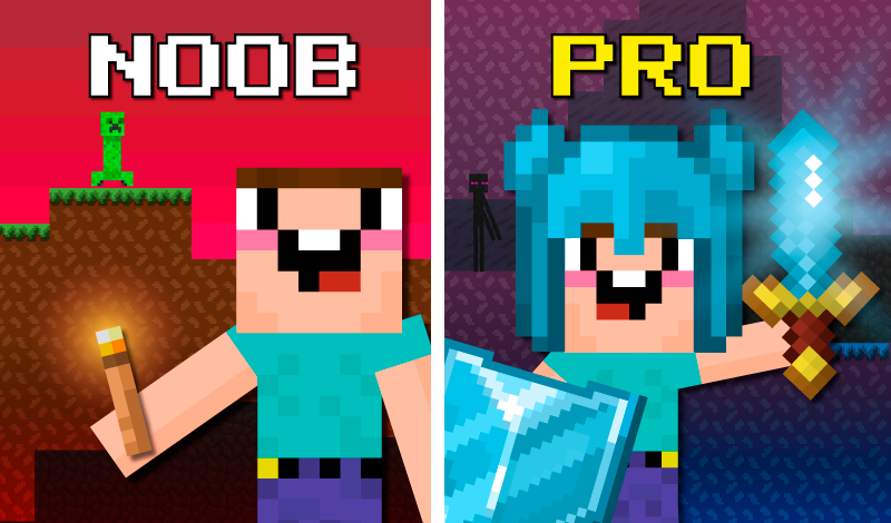 Noob: Survival in Terraria! game cover