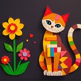 Colored pictures from Pentomino blocks