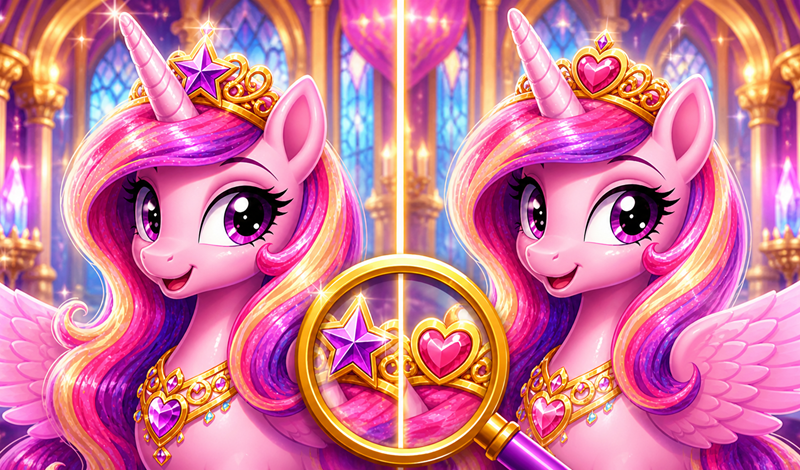 My Lovely Pony: Find Differences game cover