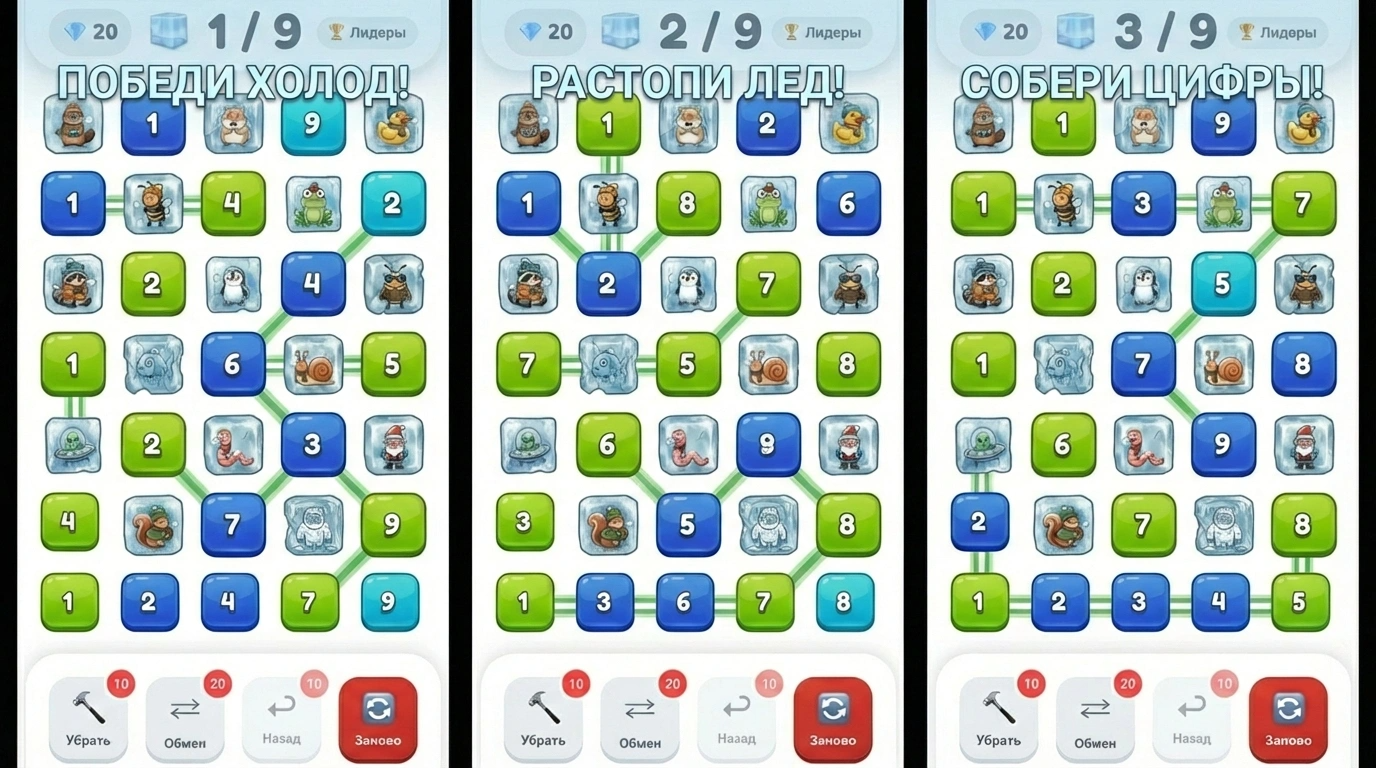 2048: Ледяная головоломка — screenshot 2