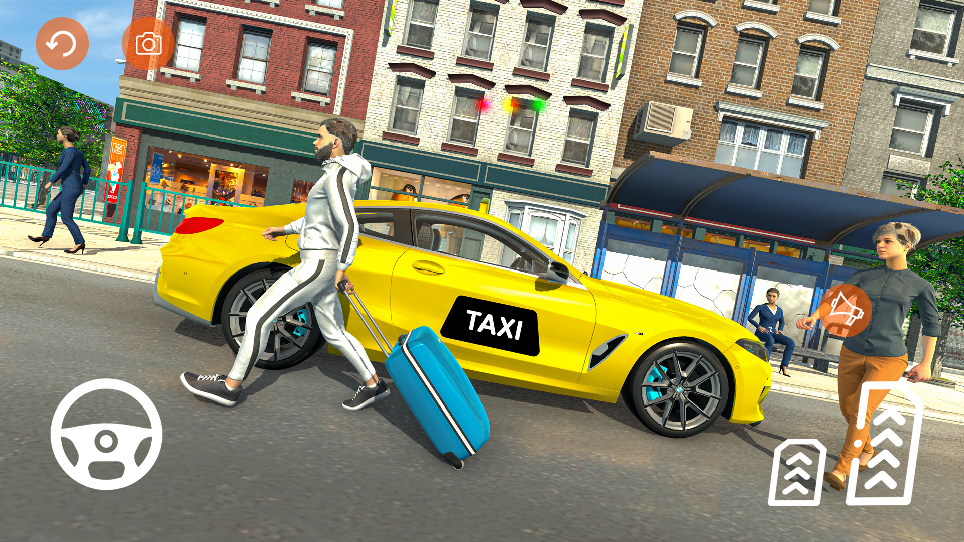 Grand Taxi Simulator — скриншот 1