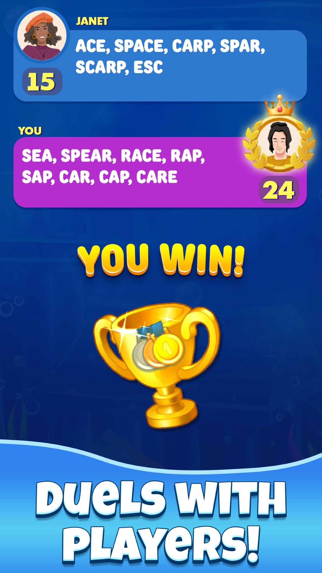 Gold for Words: Guess the word! screenshot 5