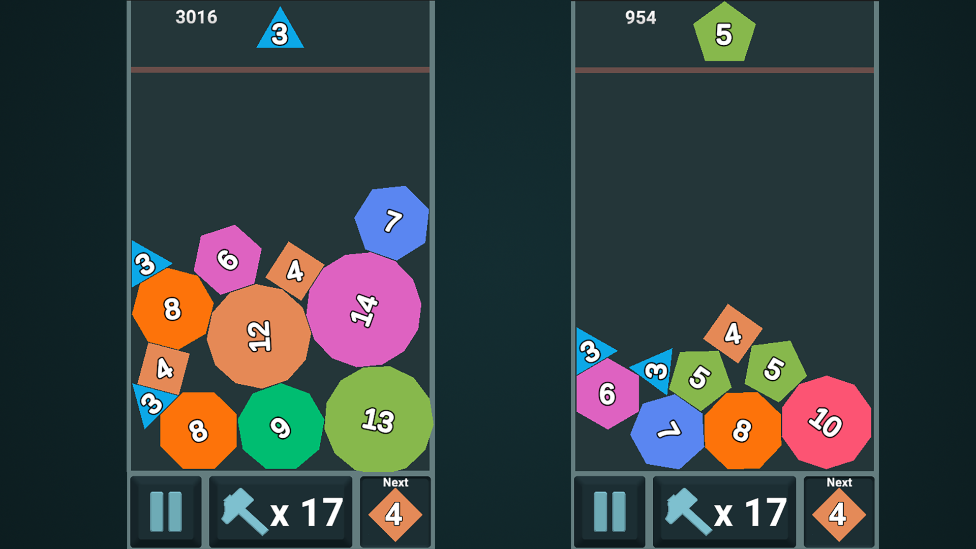 Shape Evolution: 2048 Number Merge — screenshot 3