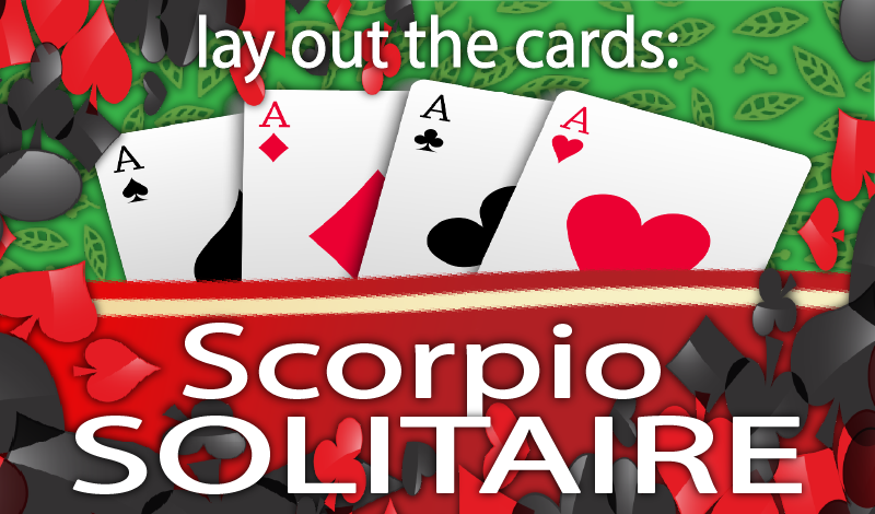 Lay out the cards: Scorpio Solitaire game cover