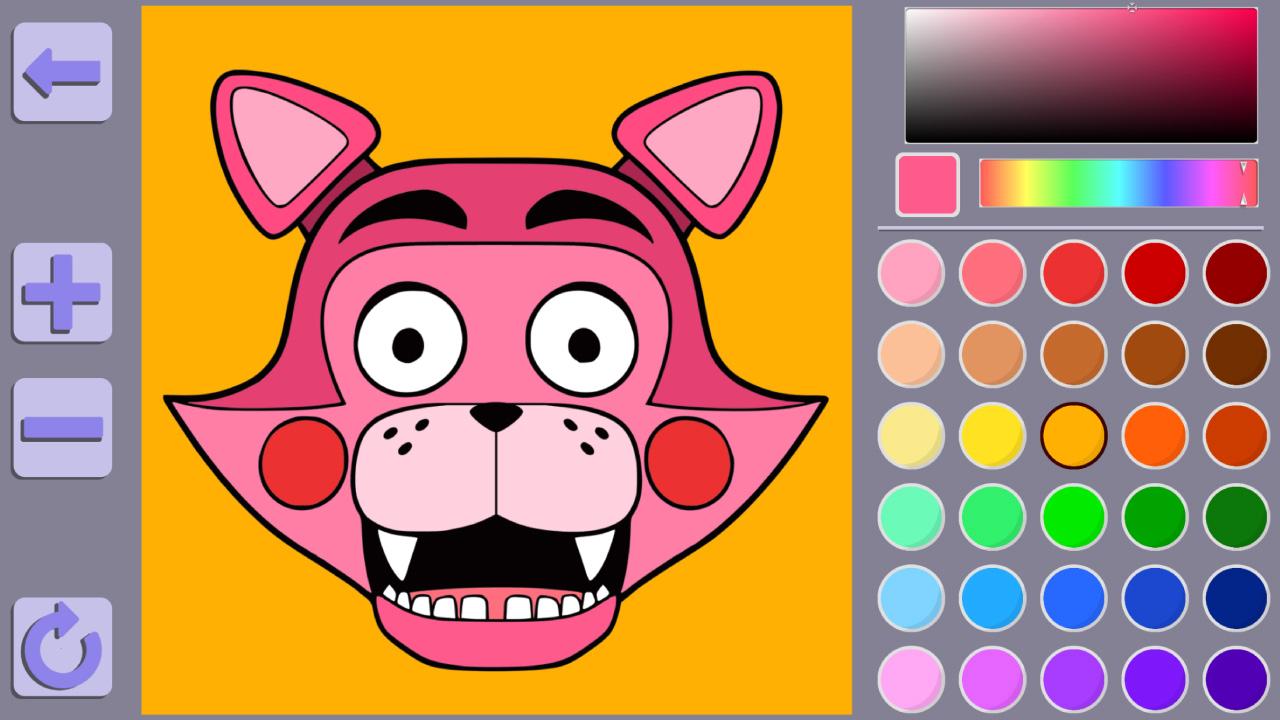 Colouring book FNaF Animatronics screenshot