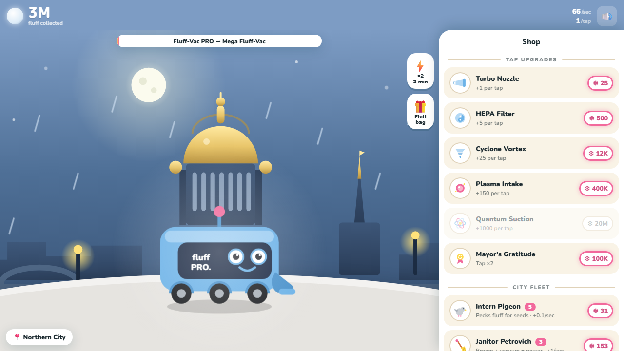 Fluff Vac: Evolution — screenshot 3