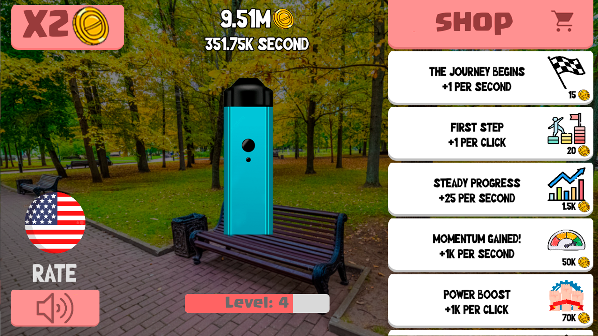 Vape Evolution Clicker — screenshot 2