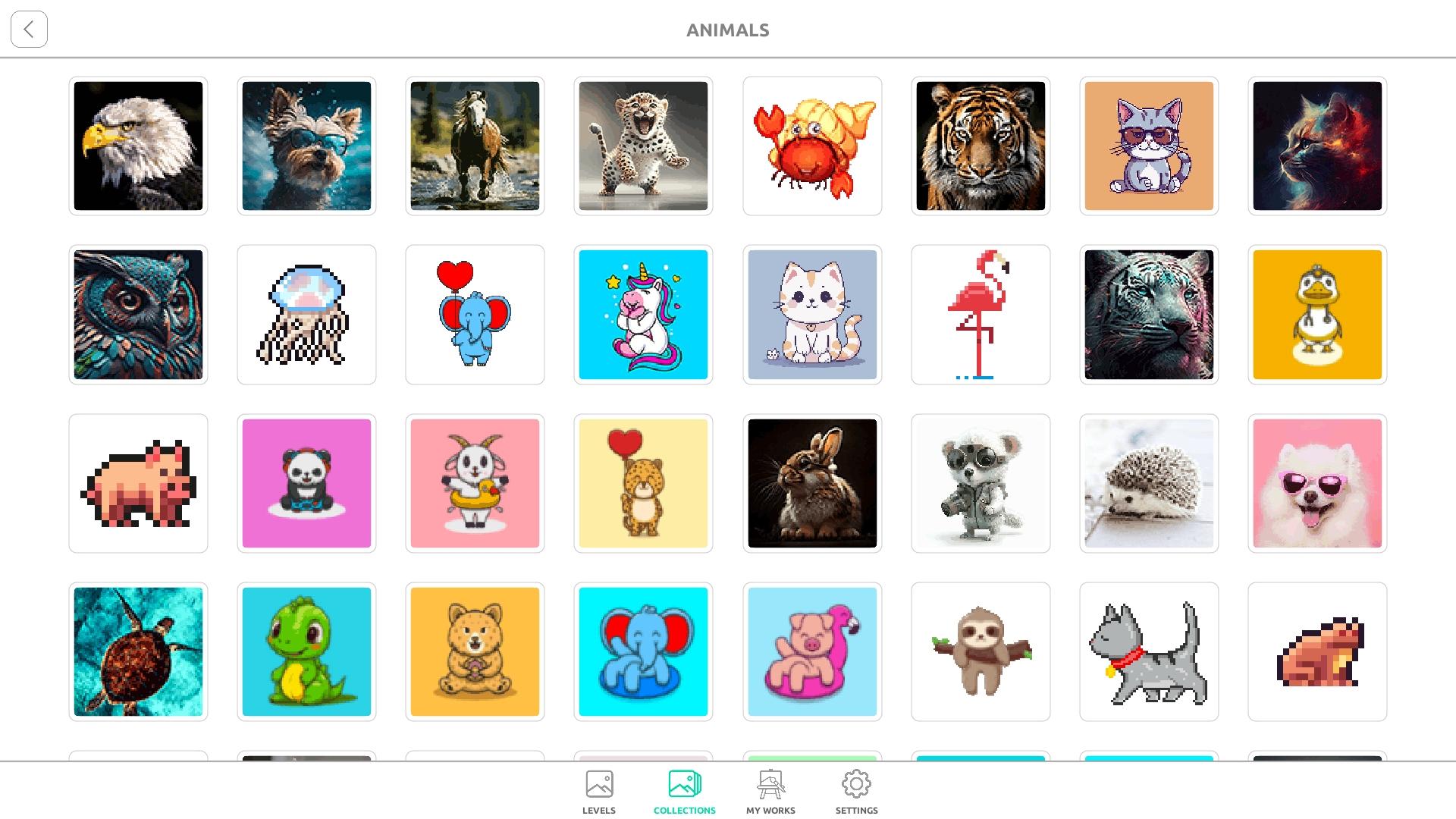 Pixely - Color by number screenshot
