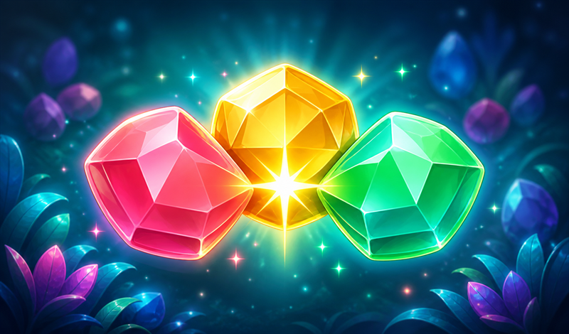 Match Three: Gem Garden game cover