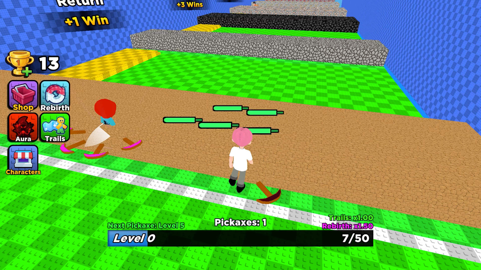 Obby: +1 Pickaxe for Breaking Blocks screenshot