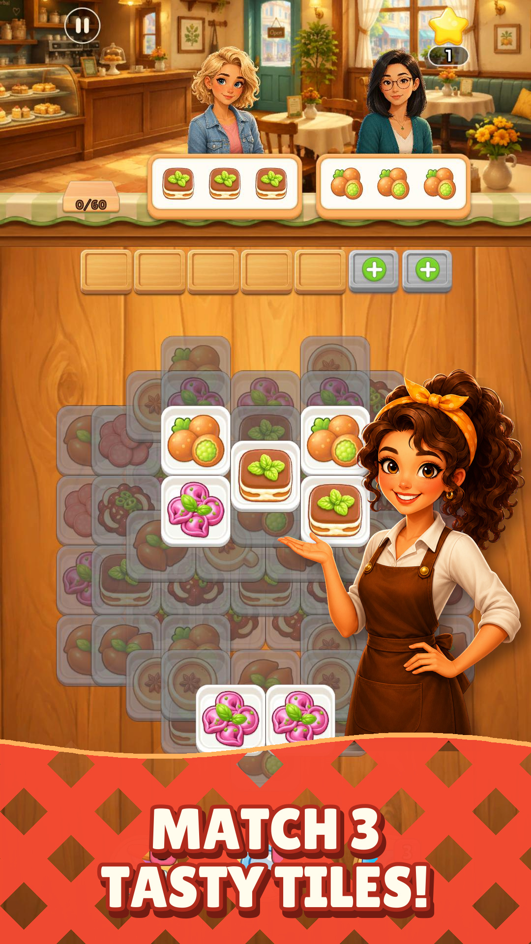 Tasty Tiles: Triple Match - Café screenshot 8