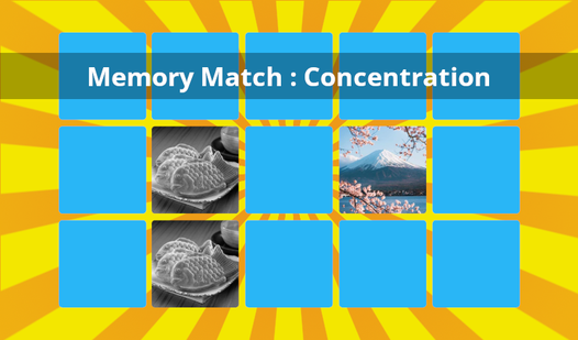 Memory Match : Concentration