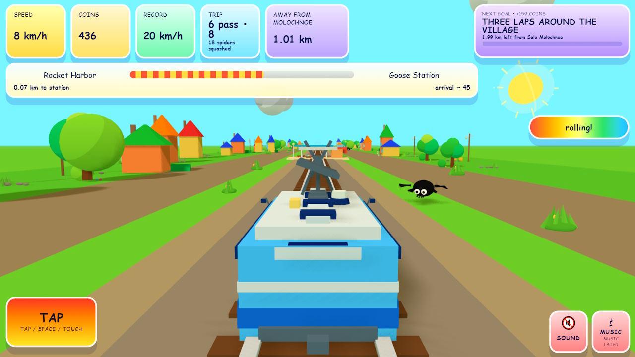 Selo Molochnoe: Tram Escape screenshot