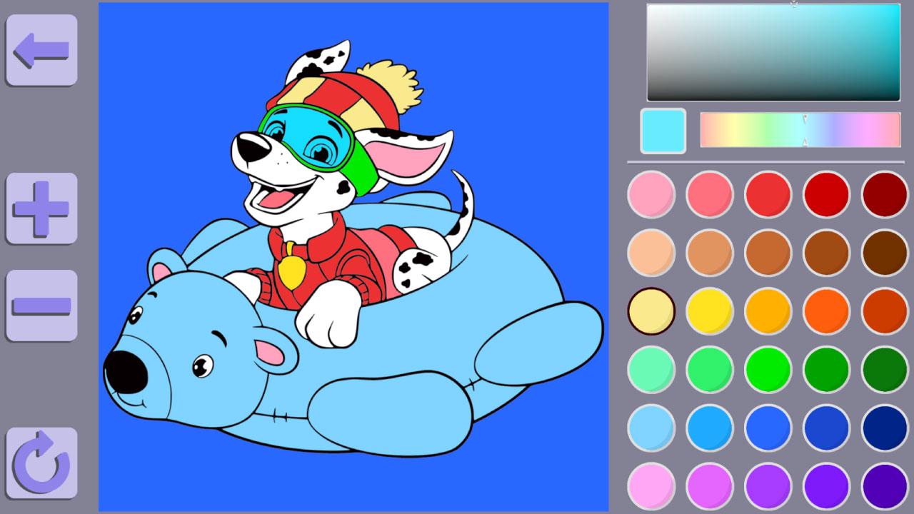 Colouring book Paw Patrol screenshot