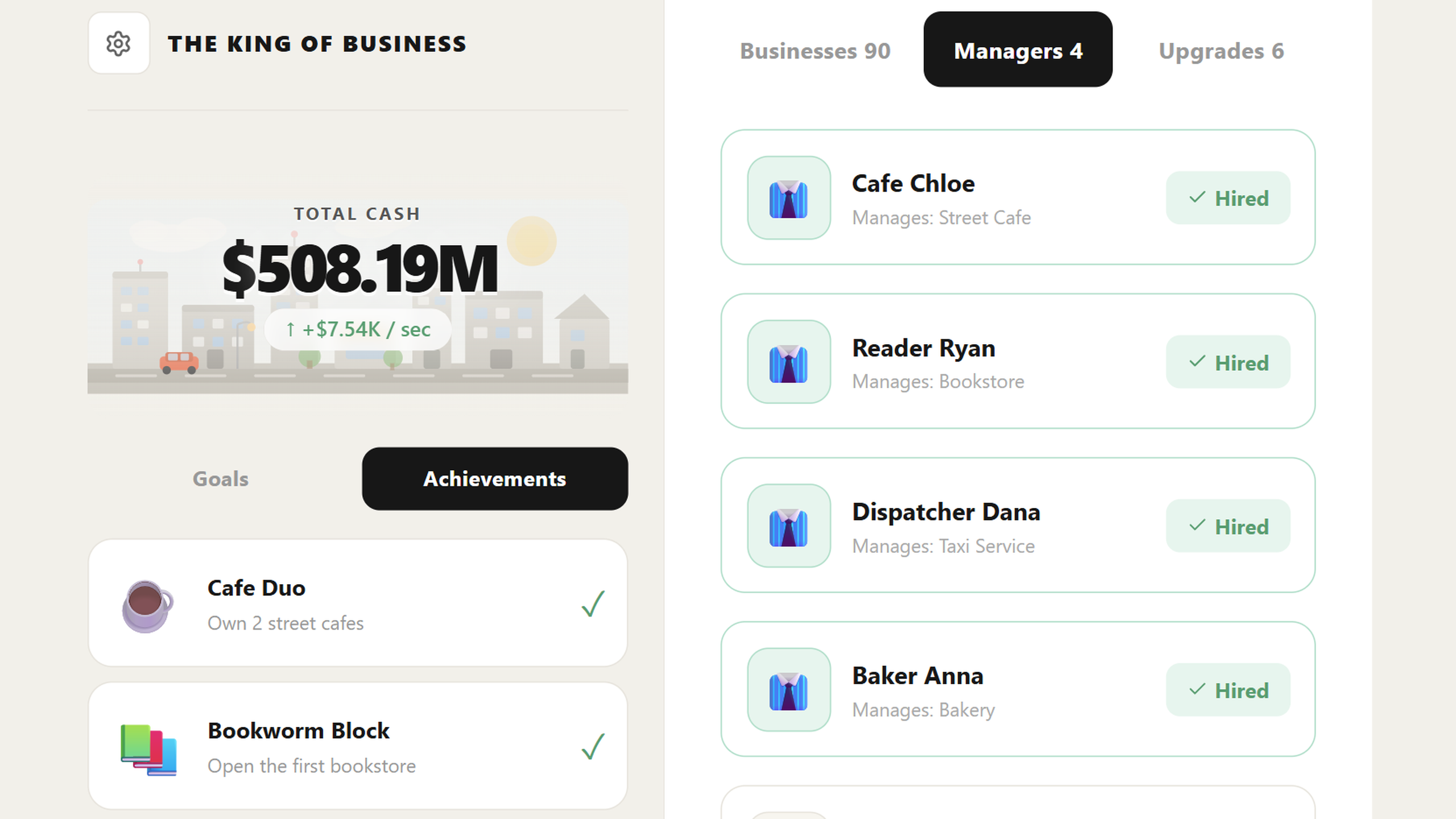 The King of Business screenshot