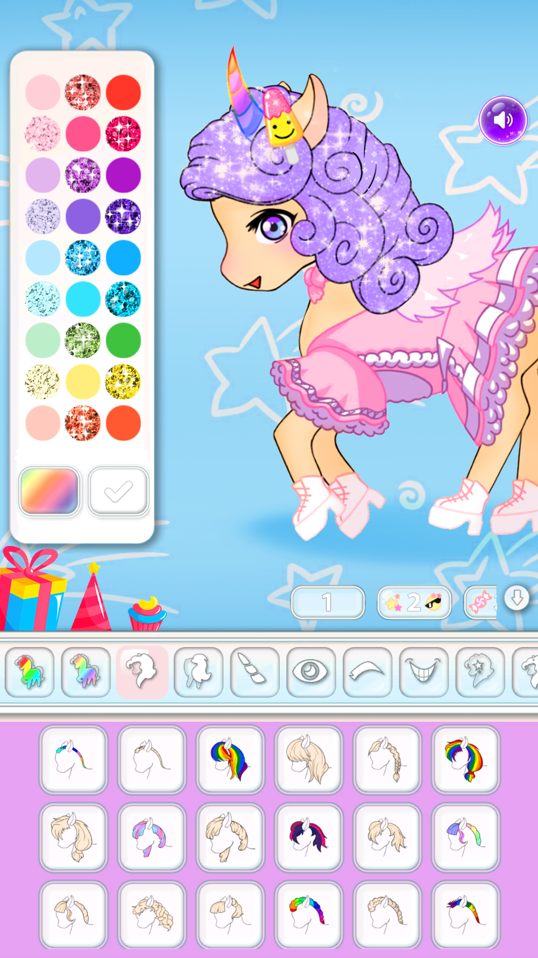 Chibi Unicorn Dress Up screenshot 8