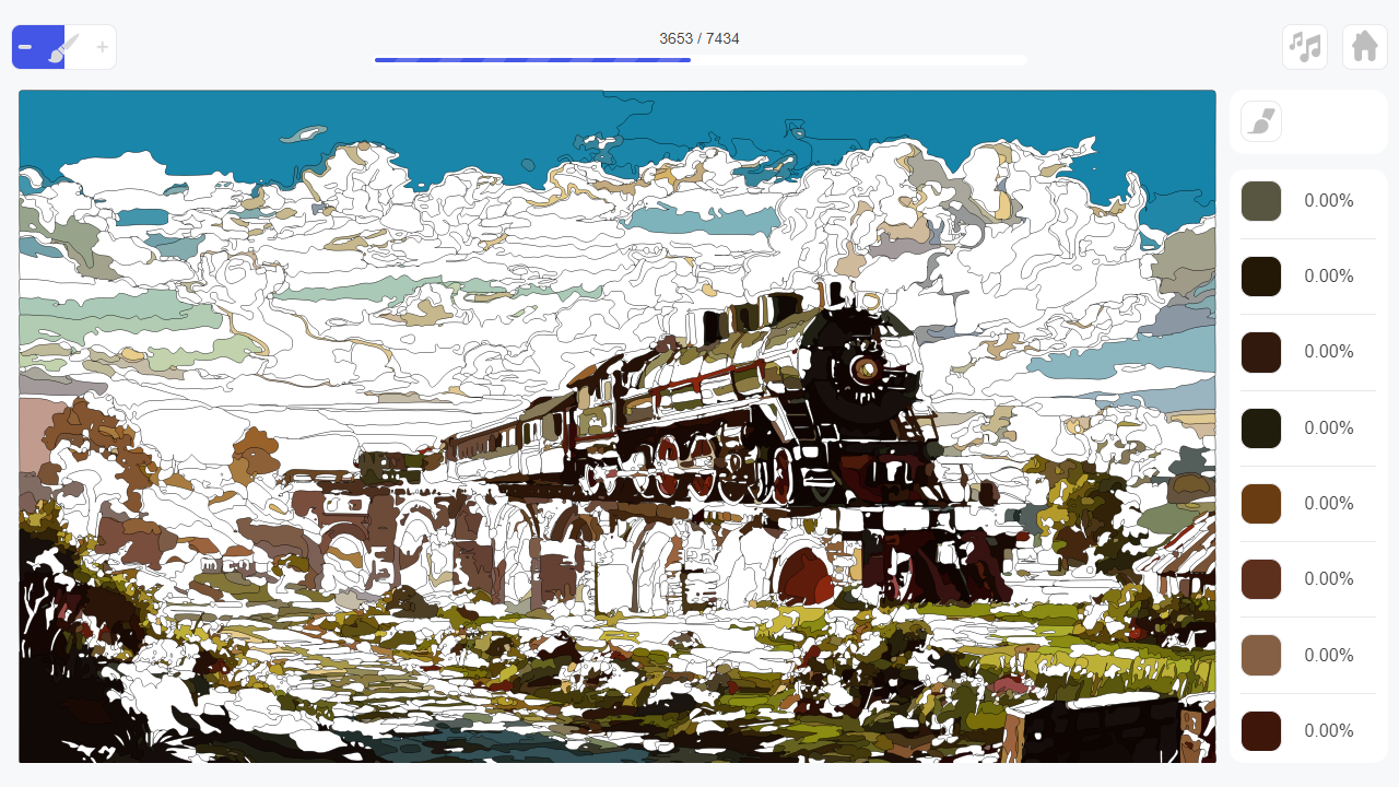 Coloring book online: coloring pages o"Nature" screenshot