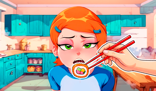 Feed the Altushka some sushi!