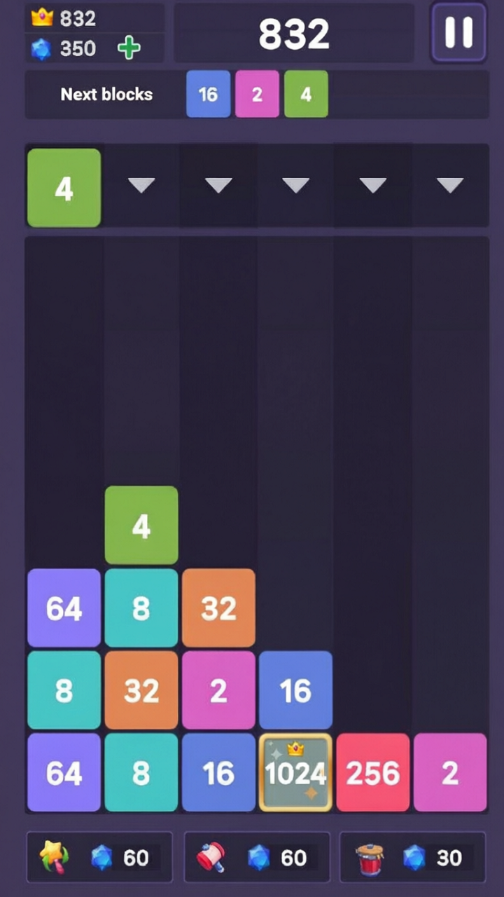2048 Merge Blocks Puzzle screenshot 4