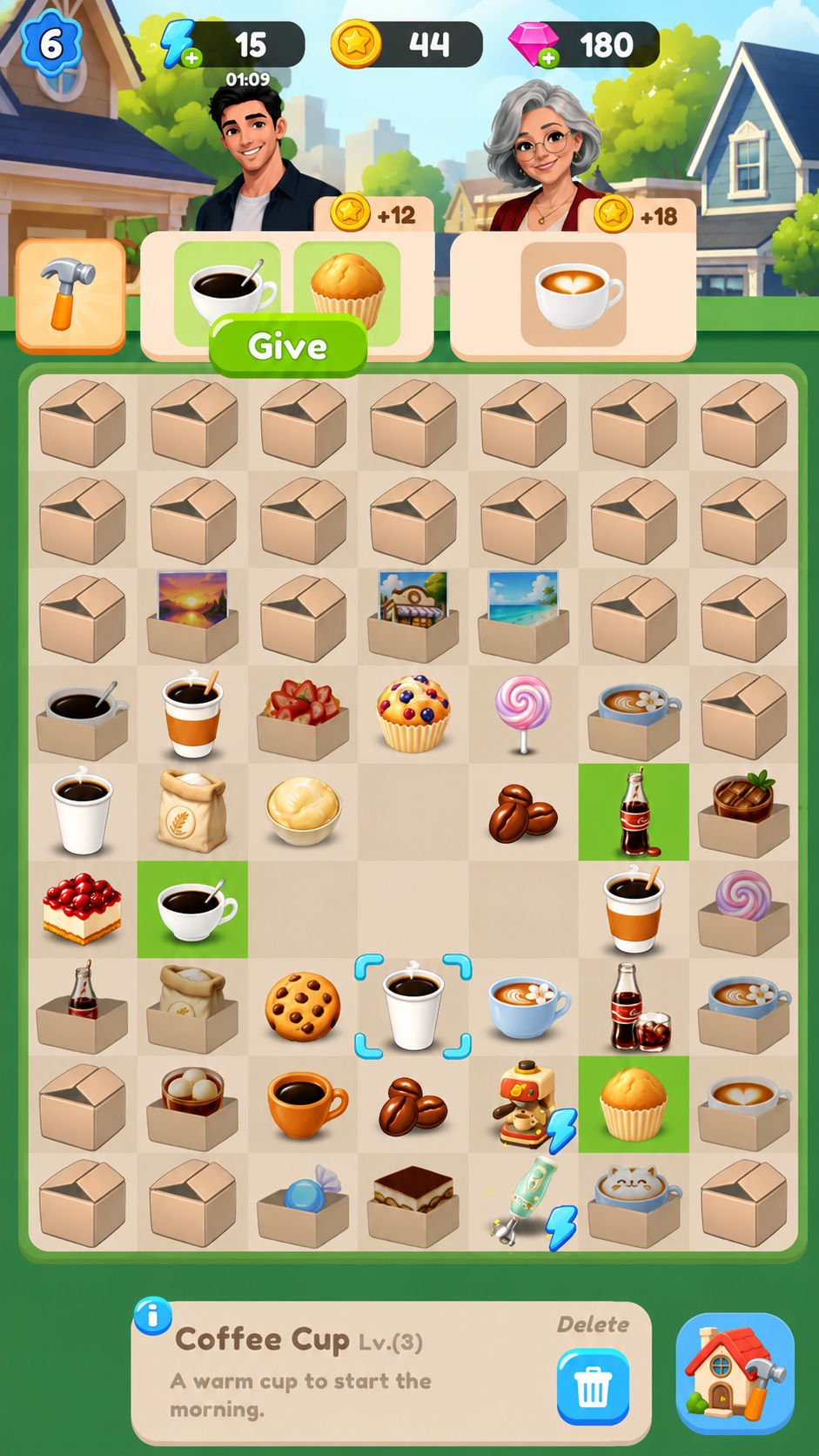 Coffee Merge: Home Design screenshot 5