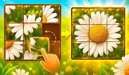 Slide and Connect. Free puzzles.