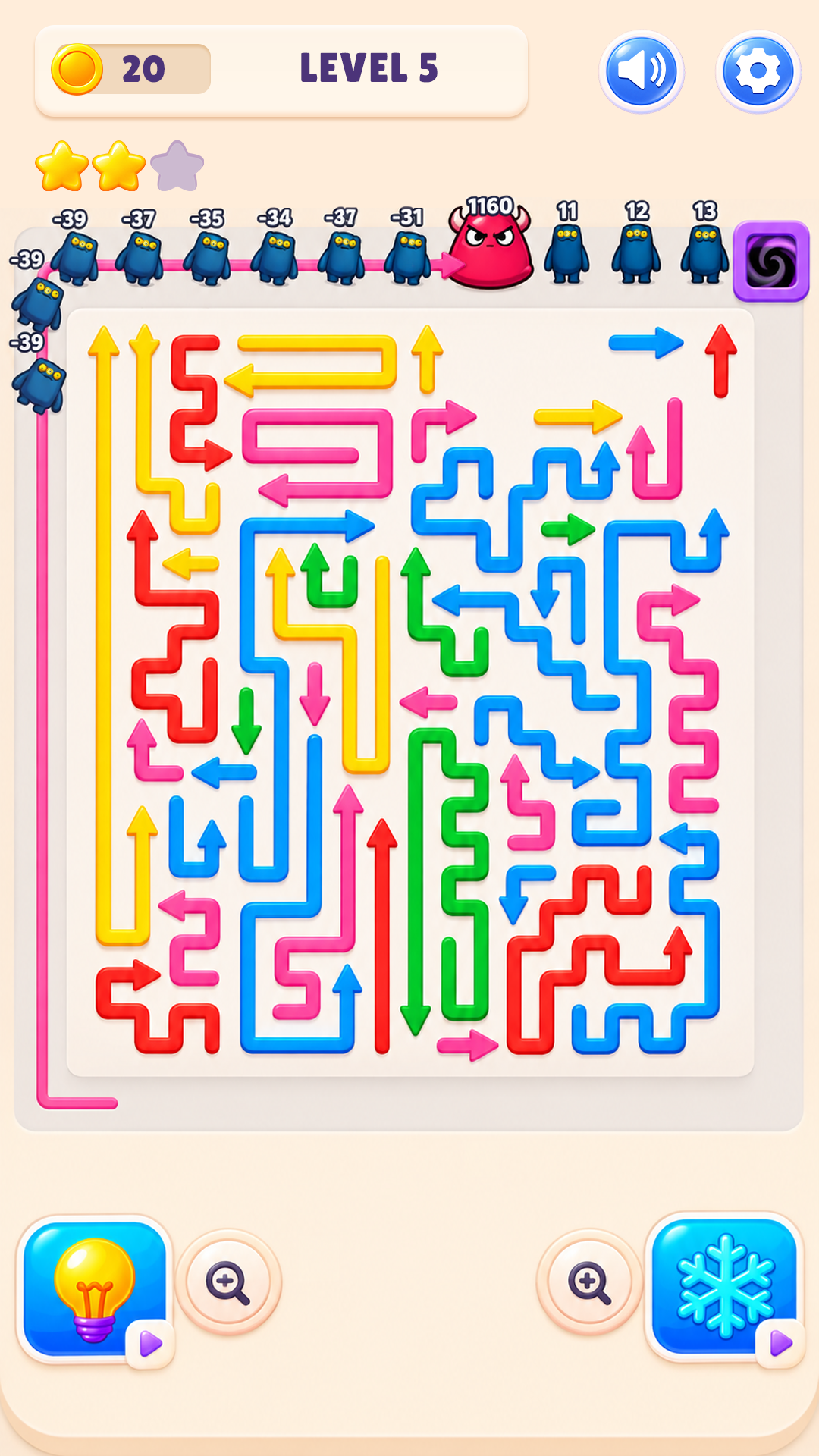 Arrow Maze: Stop the Monsters! screenshot 7