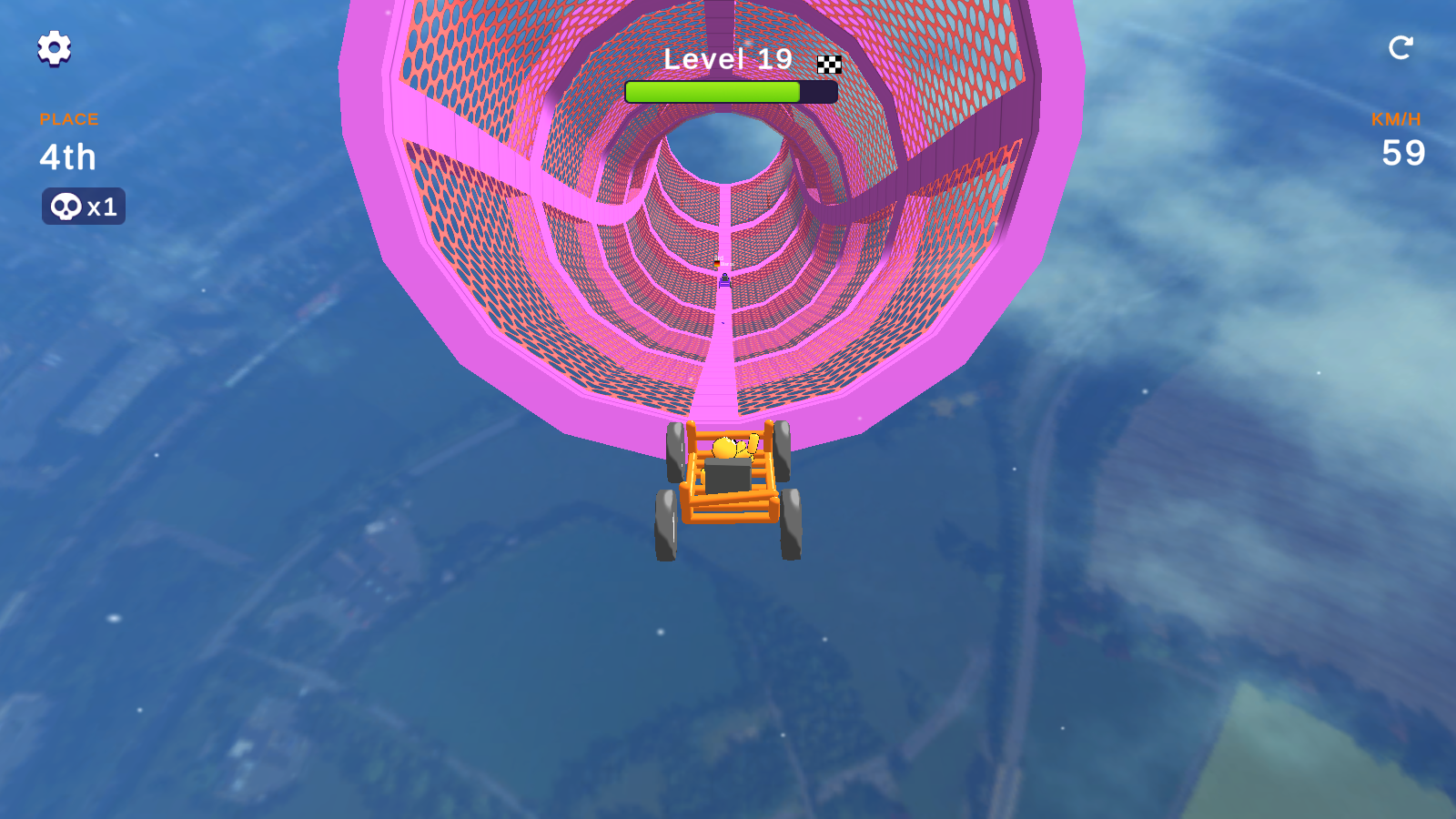 Draw Crash Race: Stunt Race screenshot