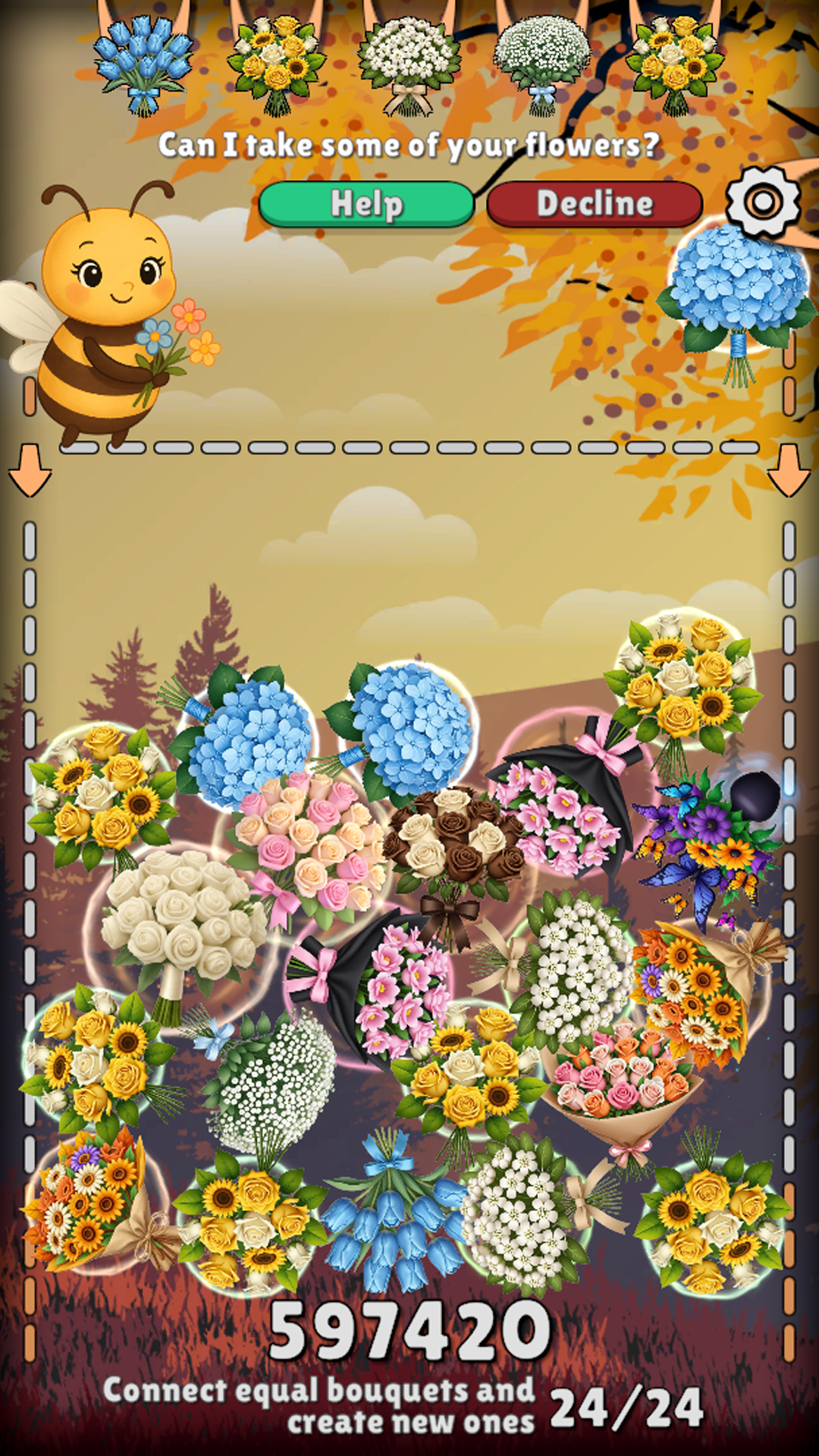 Connect Bouquets - Flower Garden screenshot 8