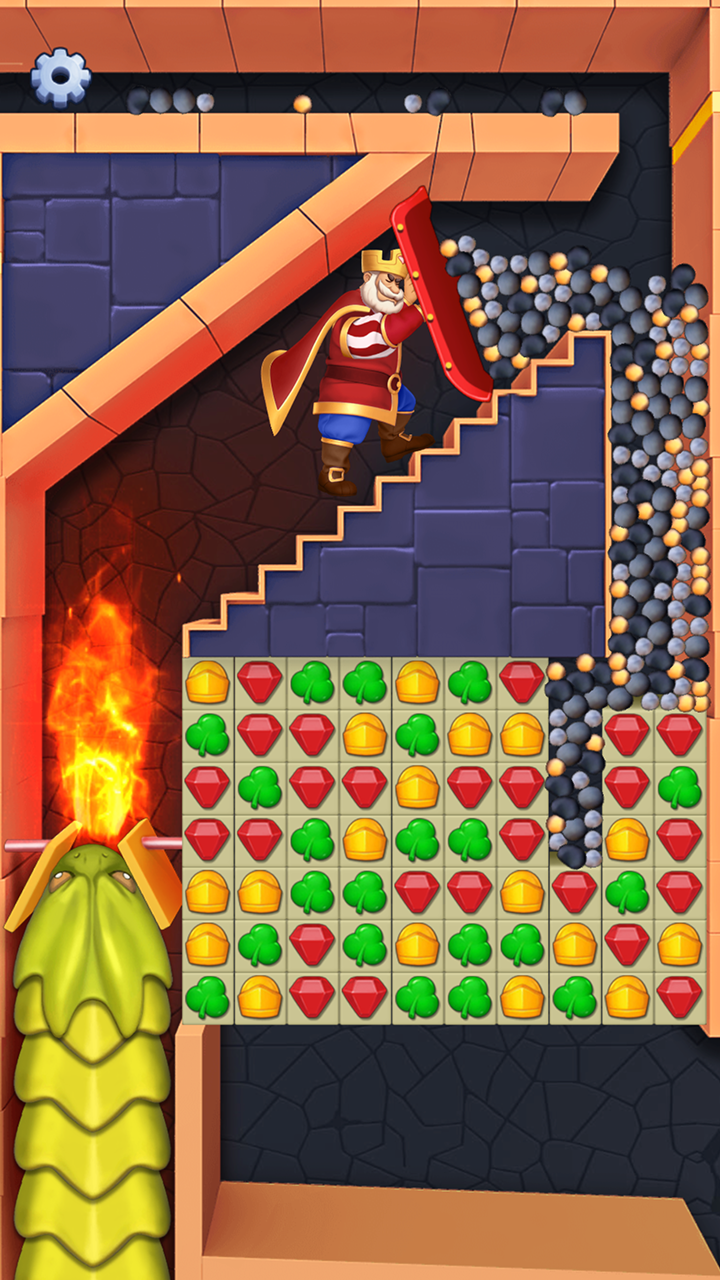 Clear Tiles: Help the King screenshot 3