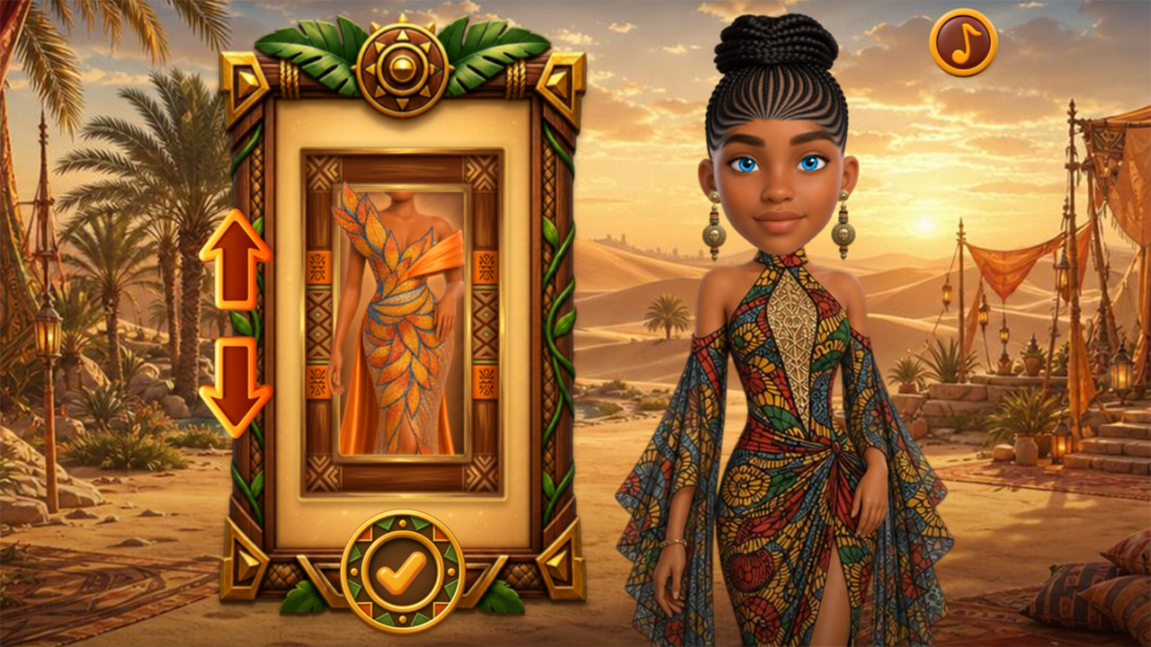 African Princesses: Style Island — screenshot 5