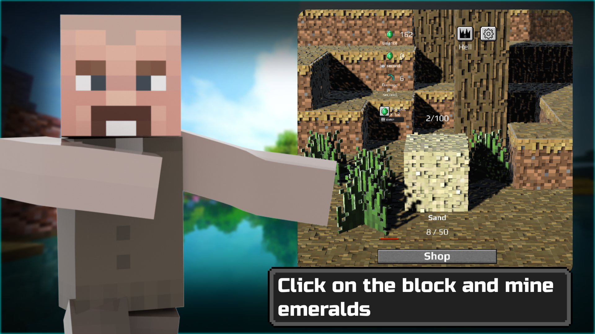3D Craft Clicker — screenshot 1