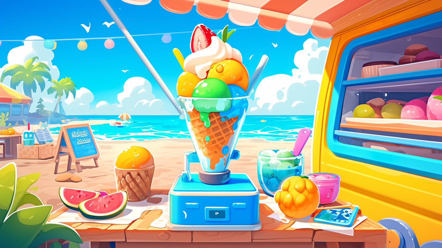 Cook Ice Cream, Popsicle & Snow Cone for Kids screenshot